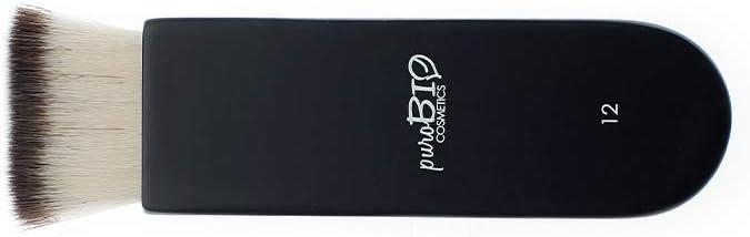 PuroBio Contouring Flat Facial Brush, No. 12