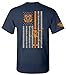 Patriot Apparel US Coast Guard USCG U.S. Armed Forces T-Shirt Tee (Large, Navy)