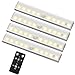 SZOKLED Remote Control LED Lights Bar, Wireless Portable LED Under Cabinet Lighting, Dimmable Closet Light Stair Night Lights Battery Operated, Stick on Anywhere Safe Light for Hallway Kitchen Bedroom