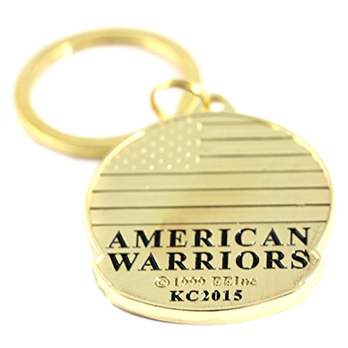 American Warriors Key Ring Military Keychains Patriotic Keychains Men Women Veterans