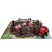 Play Dirt Pig Pen - Unique Play Dirt for Burying and Digging Fun - Includes Dirt, Pigs, Fence, Tractor, and Play Mat