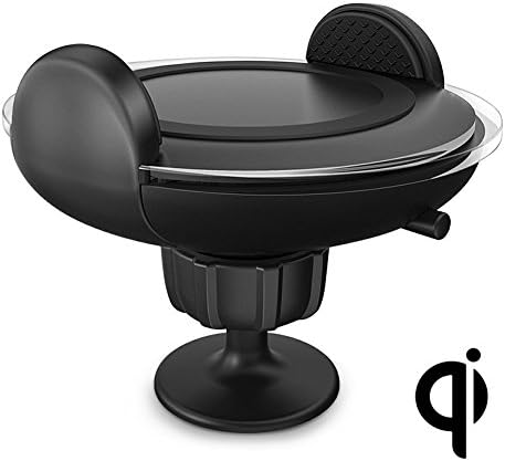 Car Wireless Charger Mount Holder for Samsung Galaxy S8//S7/S7 Edge/S6, Nexus 7/6/5/4, and All Qi-Enabled Devices，Qi Wireless Charger Holder Car Mount Cell Phone Holder Cradle Hand free Car Kit