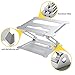 Laptop Notebook Stand,Elekin Foldable Laptop Stands Adjustable Notebook Holder Aluminum Laptop Riser Ergonomic Desktop Holder for Tablets, ipad, Notebook, MacBook Up to 17”thumb 1