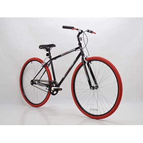 Red Thruster 700c Bike Bicycles 700c Men's Thruster Fixie Bike