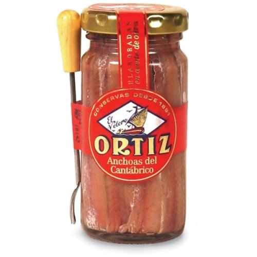 Ortiz Spanish Anchovies in Olive Oil (1.69 ounce