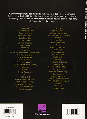 First 50 Songs You Should Play on Oboe: A Must-Have Collection of Well-Known Songs, Including Oboe Features! - Image 3