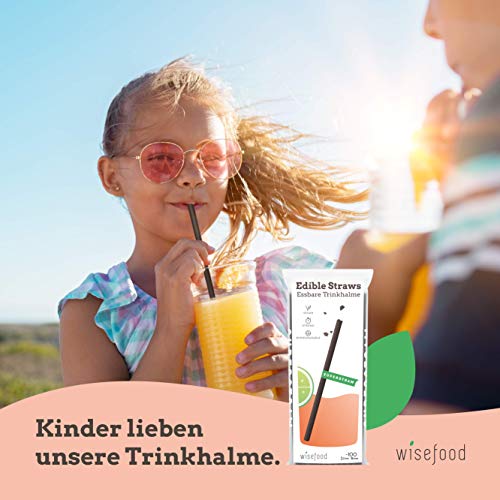 Wisefood - Essbarer Strohhalm - essbarer Trinkhalm als Alternative zu Glasstrohhalme Einweg-Plastik-Strohhalm… – Bild 4