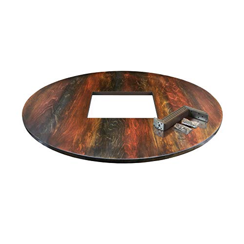 Rogge´s RelaxGrill Stehtisch-Bausatz Dye für 210L-Ölfass, mit Getränkekühler, runde Holz-Tischplatte d = 100 cm, farbig… – Bild 3