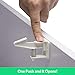 Baby Proofing Safety Cabinet Locks - Vkania 16 Pack Kids Drawer Latches with Strong Adhesive - No Tools|No Drilling |No Magnetic-Optional Screws
