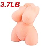 Realistic Male Adult Sex Doll with Inviting Vagina and Anal Opening, PALOQUETH 3D Lifelike Mini Masturbator for Men from Soft Squeezable Silicone for Natural Suction
