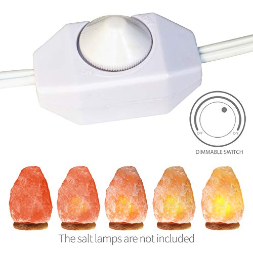 Salt Lamp Cord with Dimmer Control, Betus [Original Replacement] Power