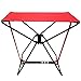 Evelots Portable Mini Camping Seat,Pocket Size Event Stool With Carry Case,Red