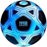 Strikesphere Smart Ball SBCB1B Football Kick Up Counting Lights Sounds White view 2