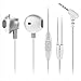 Teleson Universal 3.5mm Stereo In-Ear Headphone (MK901) - Silver