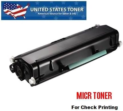 MICR Lexmark E260 E260d E260dn E260dt E260dtn E360 E360d E360dn E460 E460dn E460dtn E460dw E460dtn United States Toner brand MICR Toner Cartridge for Check Printing 3.5K "We Specialize in MICR Toner Cartridges." Warranty valid when purchased through United States Toner direct!