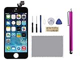 iPhone 5 Screen Replacement For Lcd Touch Screen Digitizer Frame Assembly Set (Black)
