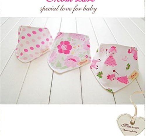 Valenla Bib 45 Pattern Cute Cotton Baby Towel Toddler Newborn Triangle Scarf Babero Girls Feeding Smock Infant bibs Burp Cloths Princess Flower 3pcs