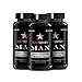 HAIRtamin Man Hair Growth Vitamins - Best Mens Biotin Fast Hair Growth Formula Vitamin Supplement for Thicker Fuller Healthier Hair and Beard Natural Daily Multi Vitamins (3 Month - 90 Capsules)