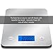Etekcity Large Food Scale Digital Kitchen Weight Grams and Ounces for Baking and Cooking Stainless Steel, Blue Display