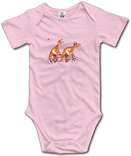 Cycling Raptors On Tandem Bicycle Custom Summer Baby Onesies Baby Jumpsuits Baby Clothes Baby Outfits Clothing