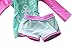 JELEUON Baby Girls Kids Toddler Long Sleeve Swimsuit Rash Guard UPF 50+ UV 4-5 Years Green