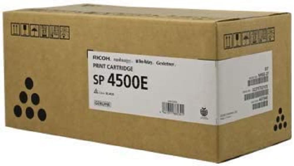 Ricoh 407340 Laser Toner Cartridge for SP4500E with 6K Yield - Black, normal