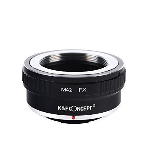 K&F CONCEPT Adaptateur Objectif pour Monter Objectif avec Monture M42 vers boîtier Fujifilm FX Mont Fuji X-Pro1 - Image 2