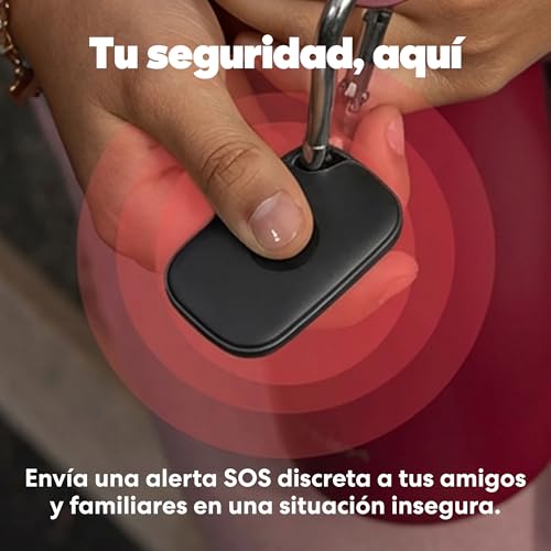 Tile Pro - Localizador Bluetooth Potente, localizador de Llaves y localizador de Objetos para Llaves, Bolsos y Mucho más. Compatible con iOS y Android. Paquete de 1 (Negro)
