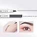 Eyebrow Tattoo Pen,Microblading Eyebrow Pen Microblade Eyebrow Pencil Waterproof & Smudge-Proof With Four Micro-Fork Tips Applicator for Daily Natural Eye Makeup (02# Auburn/Soft Brown)