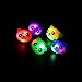 Mikulala Party Favors For Kids LED Jelly Light Up Rings Toys Bulk Glow In The Dark Party Supplies with 100 Glow Stars & 36 Bumpy Rings (9 Color 9 Shape)