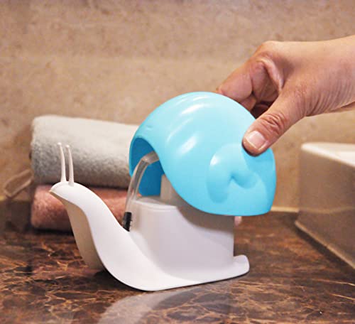 Snail Soap Dispenser Cute Liquid Soap Pump Dispenser Creative Hand Sanitizer Bottle for Kitchen Bathroom Toilet Hotel Office Restaurant Great Gift for Festival Birthday for Mother Girlfriend 120ML