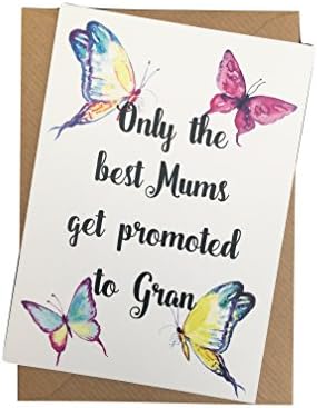 Dios Designs Only the Best Mums get promoted to Gran Wish Bracelet, Badge, Magnet, Keyring or Mirror DD105
