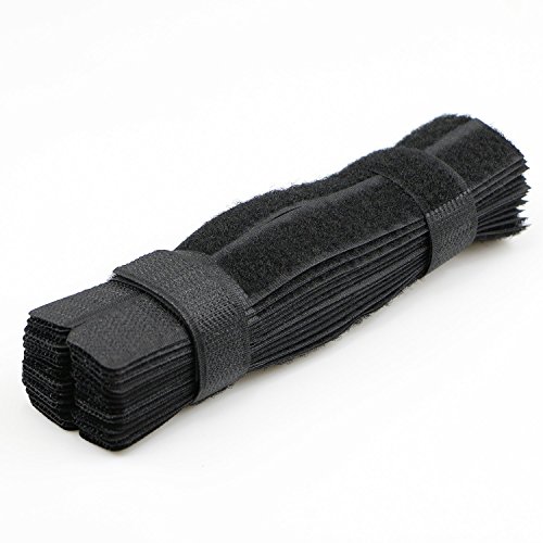 Cable Management - 100 PCS Adhesive Cable Clips + 50 PCS Cable Ties Rantizon Cable Clamp, Wire Clips, Car Cable Organizer, Reusable Fastening Cable Tie Organizer for Laptop, PC, TV, Car - Thumbnail 4