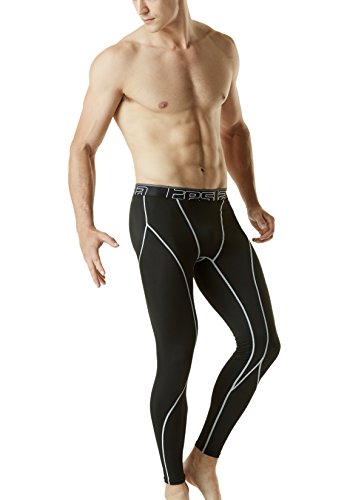 Tesla TM-YUP33-KLG_Large Men's Thermal Wintergear Compression Baselayer Pants Leggings Tights YUP33 - Thumbnail 5