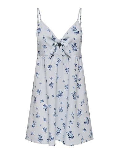 ONLY Onlnova Life Vis Jules Dress AOP, Azul Balada, XS Mujeres