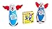 7 Inch Blow Up Bozo and Stress Relief Squeeze Bozo Combo!