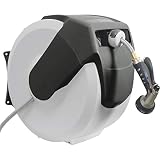 AMES 2416500 NeverLeak AutoWinder Retractable Wall Mount Reel 100-Foot Hose Capacity