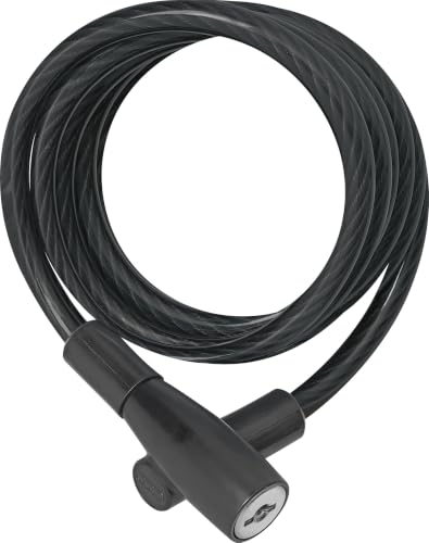 ABUS Spiral Cable Lock 3506K, 180 cm, Black
