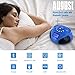 Mini Stereo Speaker, Portable Radio Alarm Clock MP3 System with Powerful Bluetooth Speaker- FM Alarm Clock Radio with Card Reader, USB and AUX in (Micro USB) Speakers Blue (SE20)