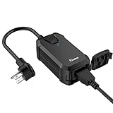 Wifi Outdoor Smart Outlet Plug, Benuo Wireless Smart Plug Waterproof Outlet Socket with Timer, Works with Alexa and Google Home for Voice Control, Wifi Enable Smartphone APP Control from Anywhere