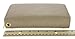 PROYA Women's Double Zip Around PVC Leather Wristlet Clutch Organizer Wallet, BLACK
