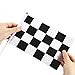 Pangda 24 Pieces Checkered Flag 8 x 5.3 Inch Racing Polyester Flags with Plastic Stick