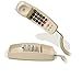 Slim Line Corded Ivory Color Telephone- Great Clarity