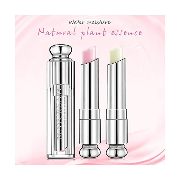 BEEXY-2-Pack-Natural-Fruity-Flavored-Moisturising-Lip-Balm-Long-Lasting-Crystal-Lipsticks-Lip-Care-Lip-Plumper-Chapstick-for-Dry-LipsLemon-Strawberry-Flavored BEEXY 3 Pack Natural Fruity Flavored Moisturising Lip Balm, Long Lasting Crystal Lipsticks Lip Care Lip Plumper…