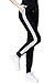 COCOLEGGINGS Womens Elastic Waist Cuffed Jogger Sweatpants Running Pants XL Black