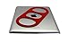 Padlette Tablet Handle, Holder, Grip for iPad Kindle Fire HD Surface Galaxy Tab and Compatible with Any Tablet with a Display from 8 inches to 11 inches (Mid-Size D3 Red)