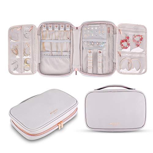 MODUS BAGS Travel Jewelry Organizer, Large Capacity Case for Tangle