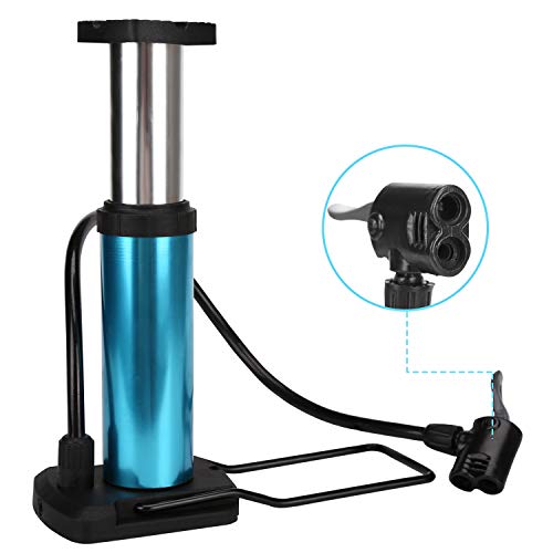 image for DSYEES Bike Pump Mini Bike Floor Pump Foot Activated Bicycle Pump Port
