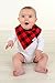 10-Pack Baby Bandana Drool Bibs for Drooling and Teething, 100% Organic Cotton, Soft and Absorbent, Hypoallergenic Unisex Bibs for Baby Boys & Girls - Baby Shower Gift Set by Ana Baby