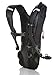SunShack Hydration Backpack with 2L Water Bladder - Lightweight and Compact Pack for All Terrain Running, Cycling, Hiking and Camping, Black